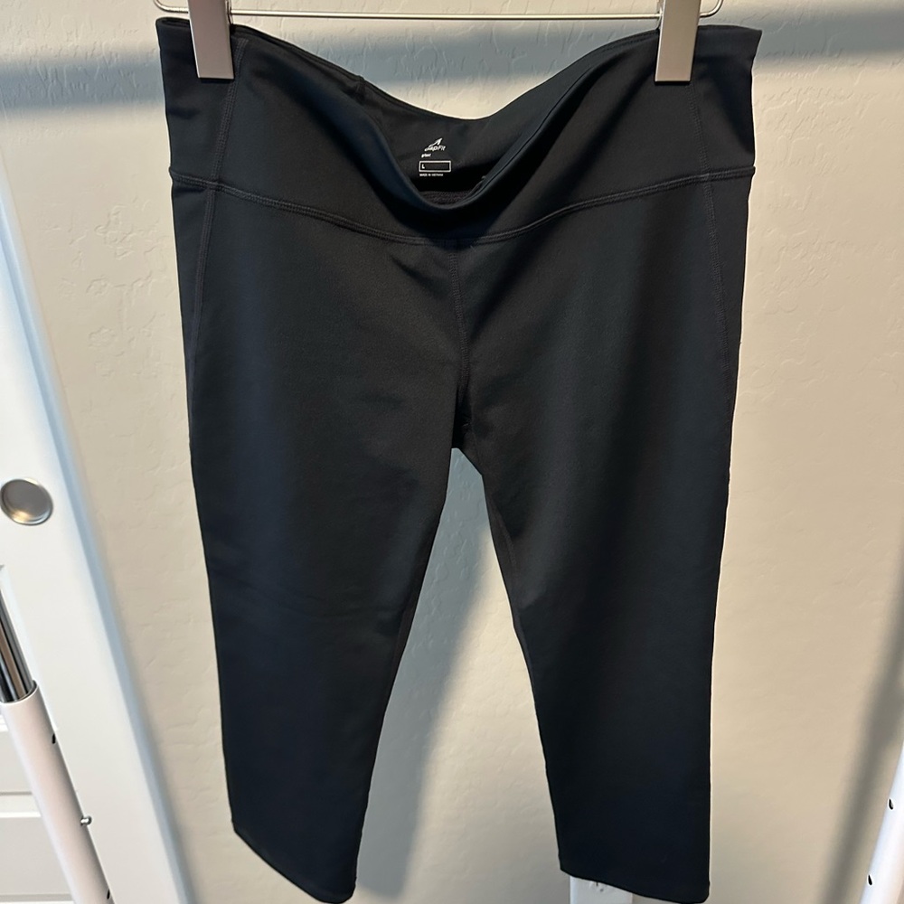 GAP Black Leggings with Wide Waistband